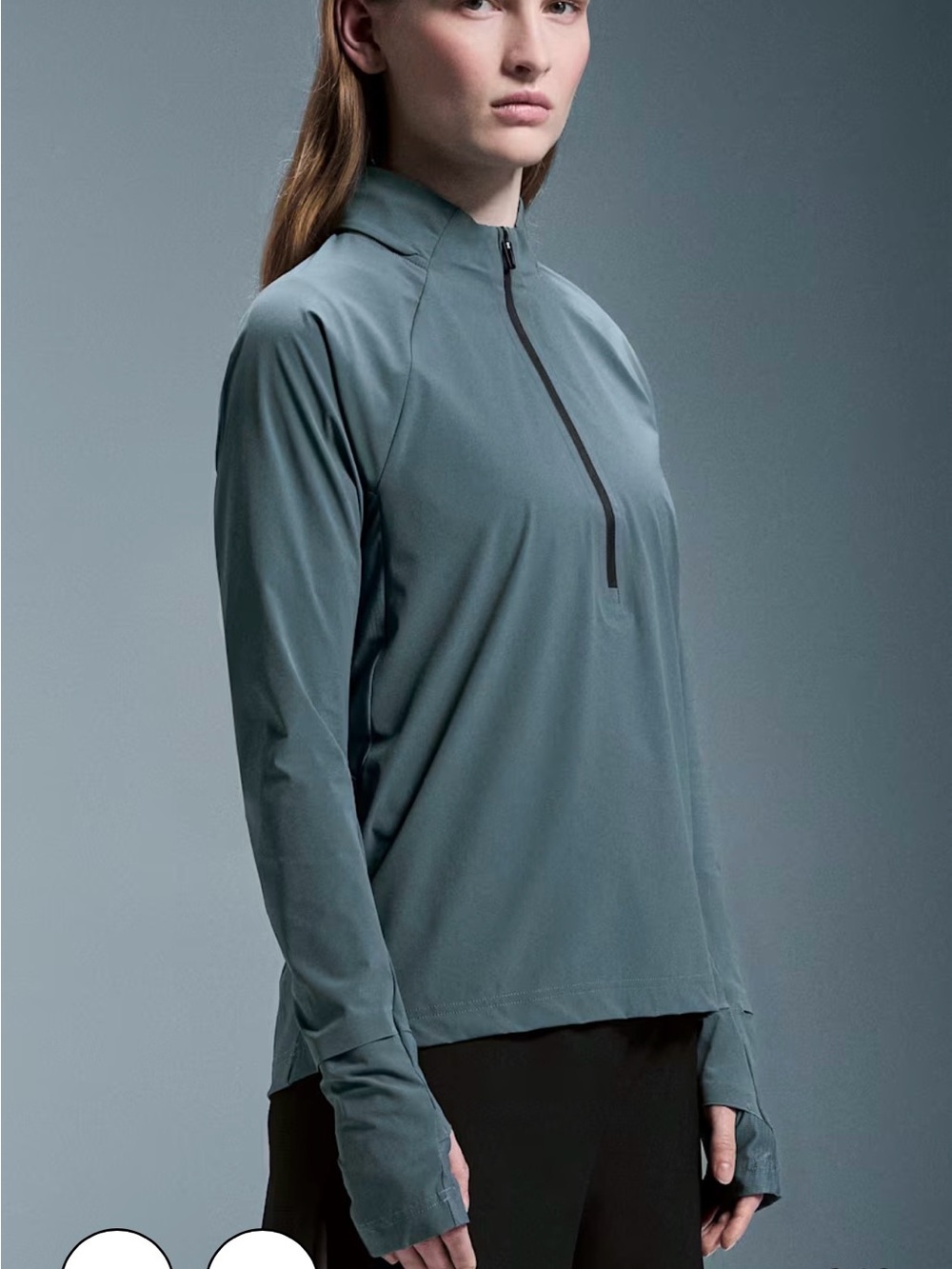 On Trail Breaker Long Sleeve Running Windbreaker - Picture 5 of 5